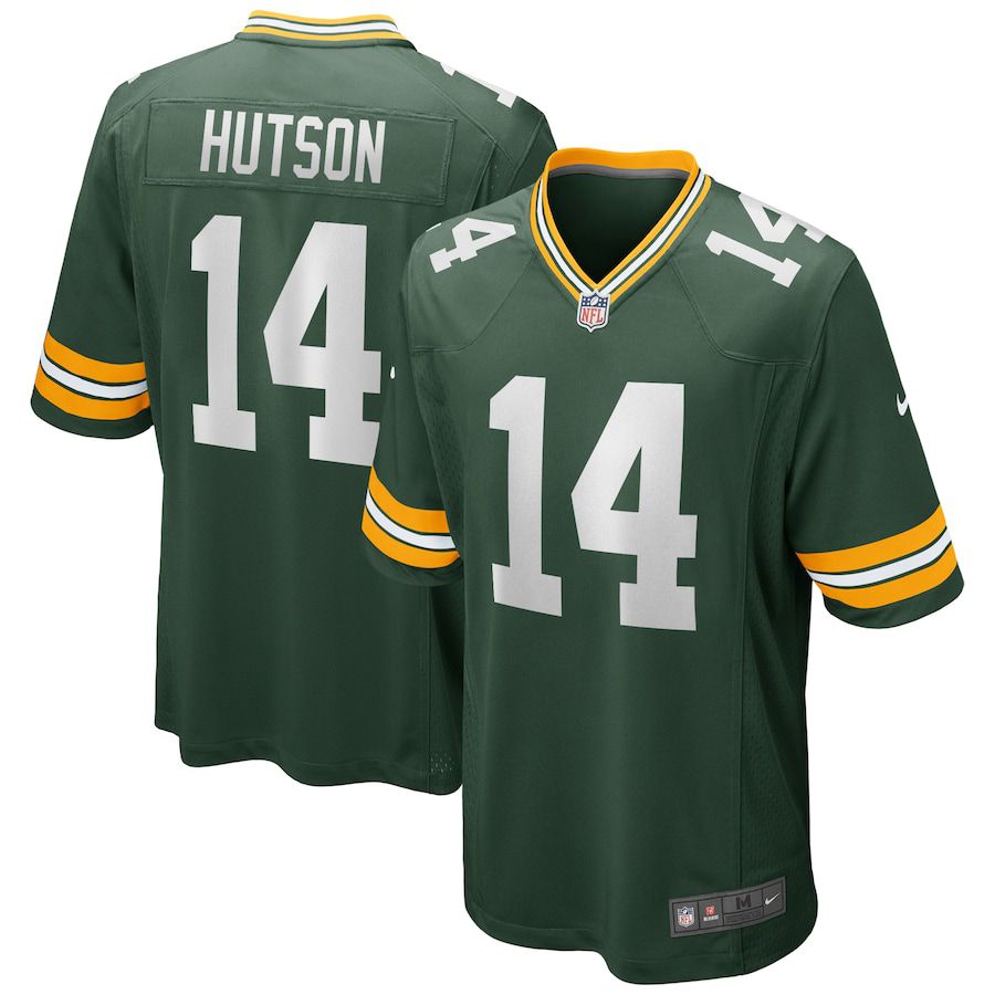 Men Green Bay Packers #14 Don Hutson Nike Green Game Retired Player NFL Jersey->->NFL Jersey